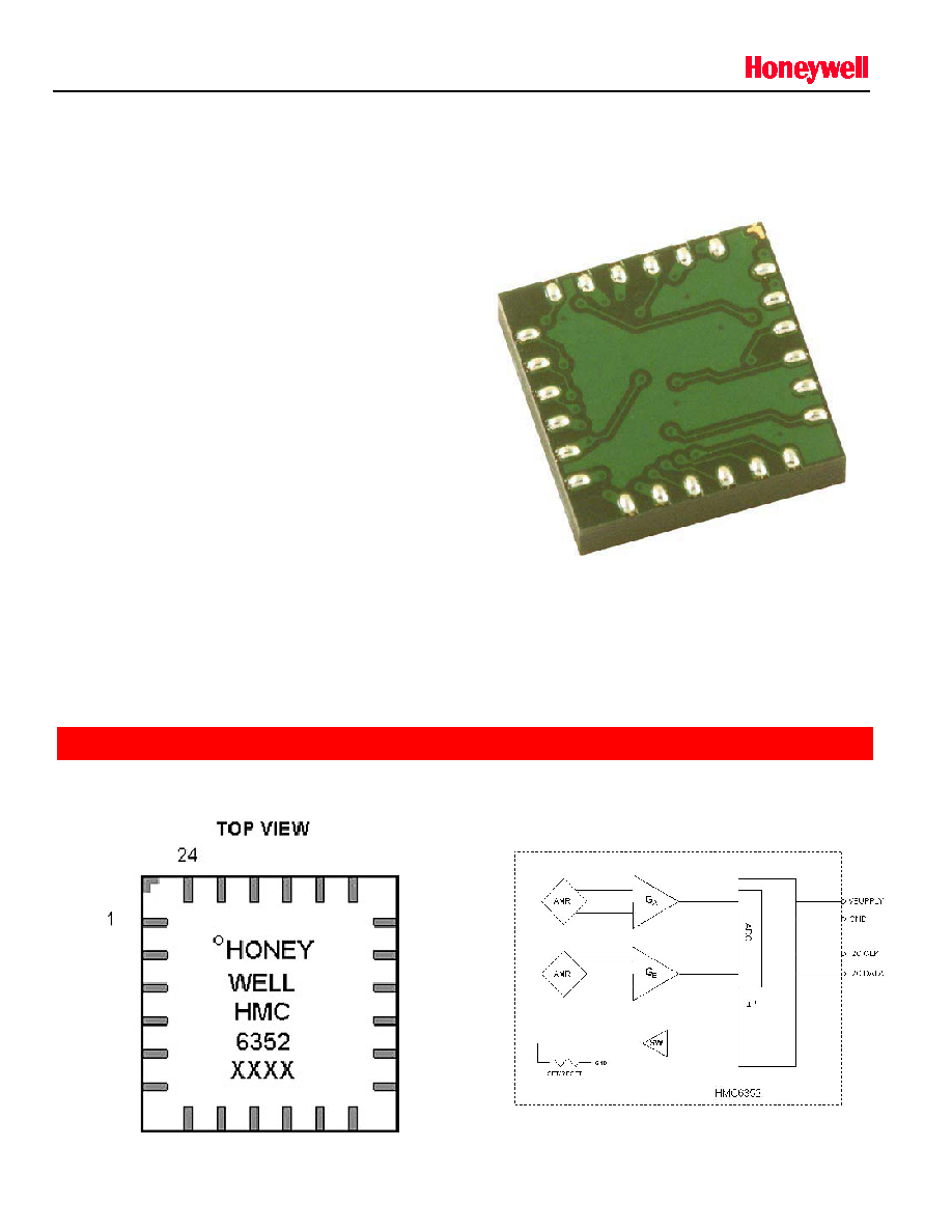HMC6352 (Honeywell) Digital Integrated Compass Solution HTML.datasheet