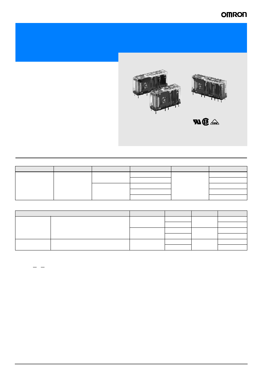 G7SA3A3B (Omron) Relays with Forcibly Guided Contacts HTML.datasheet