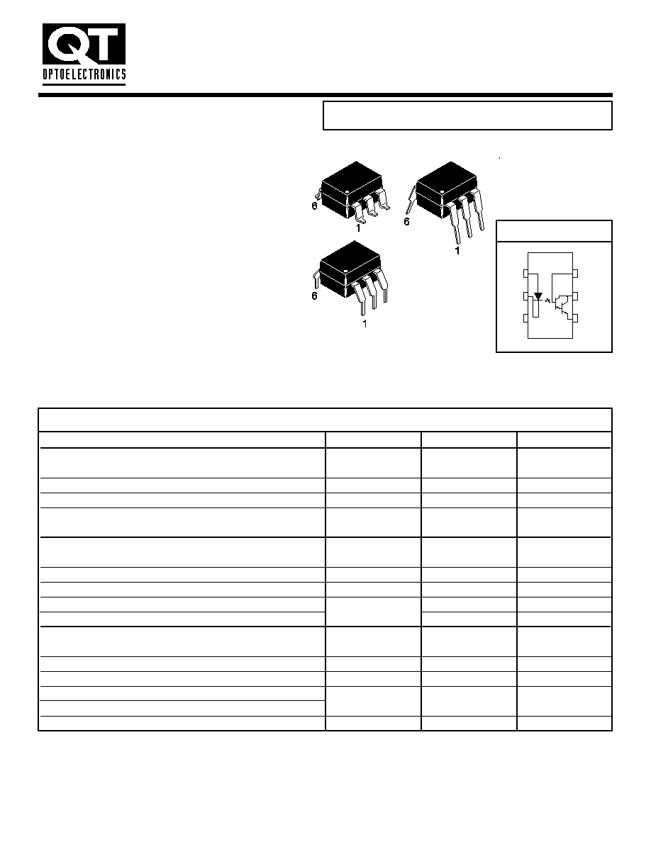 4N33 (QT) - GENERAL PURPOSE 6-PIN PHOTODARLINGTON OPTOCOUPLERS | HTML ...